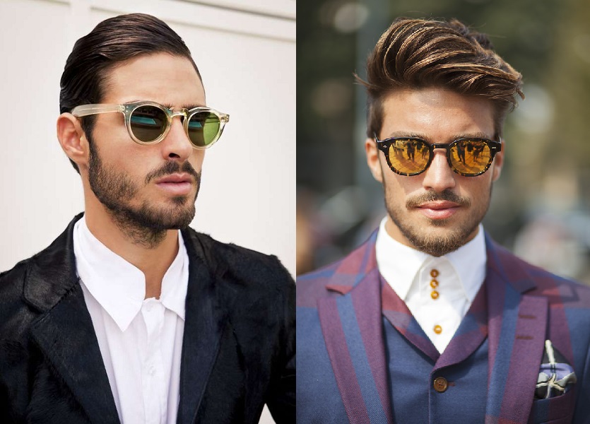Модные круглые очки на мужчинах фото